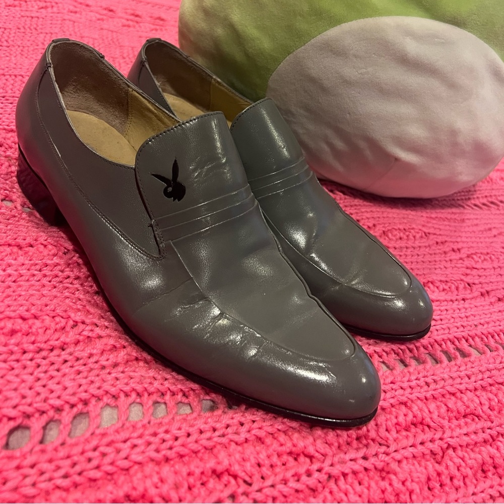 Vintage Playboy Grey Loafers